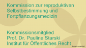 thumbnail of medium Kommission zur reproduktiven Selbstbestimmung und Fortpflanzungsmedizin - Paulina Starski - deutsch untertitelt