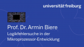 thumbnail of medium Logikfehlersuche in der Mikroprozessor-Entwicklung - Armin Biere