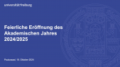 thumbnail of medium Feierliche Eröffnung des Akademischen Jahres 2024/2025