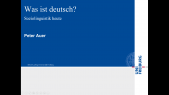 thumbnail of medium Was ist Deutsch? (Einführung in die Linguistik)
