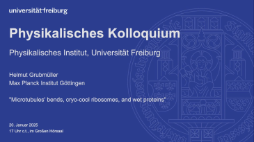 thumbnail of medium Microtubules' bends, cryo-cool ribosomes, and wet proteins